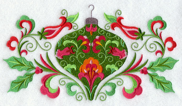 Suzani Ornament and Holly