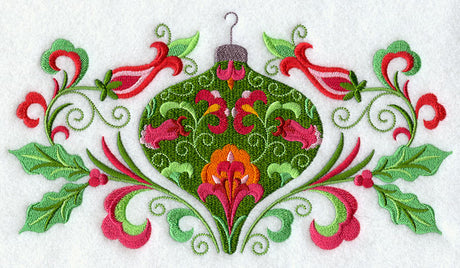 Suzani Ornament and Holly