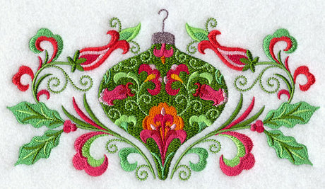 Suzani Ornament and Holly