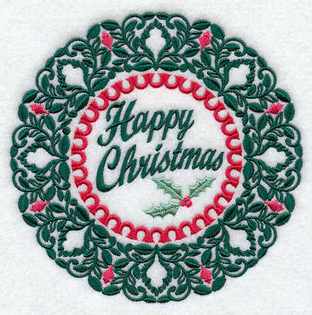 Christmas Wreath - Happy Christmas