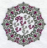 Christmas Wreath - Fa La La La La