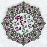 Christmas Wreath - Fa La La La La