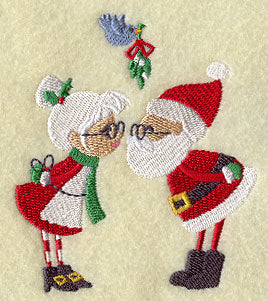 Under the Mistletoe - Santa Claus and Mrs. Claus