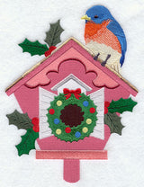Christmas Birdhouse - Bluebird