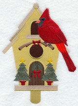 Christmas Birdhouse - Cardinal