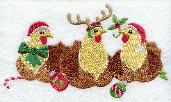 Christmas on the Farm - Chickens