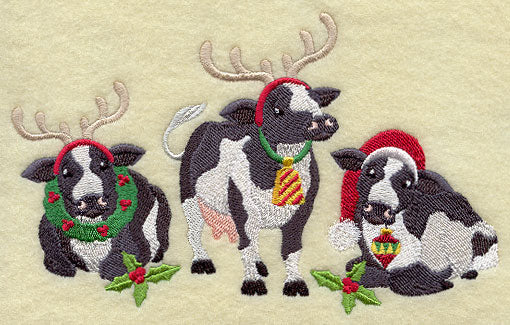 Christmas on the Farm - Cows