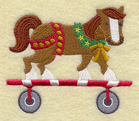 Christmas Tractor Pull - Horse