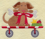 Christmas Tractor Pull - Dog