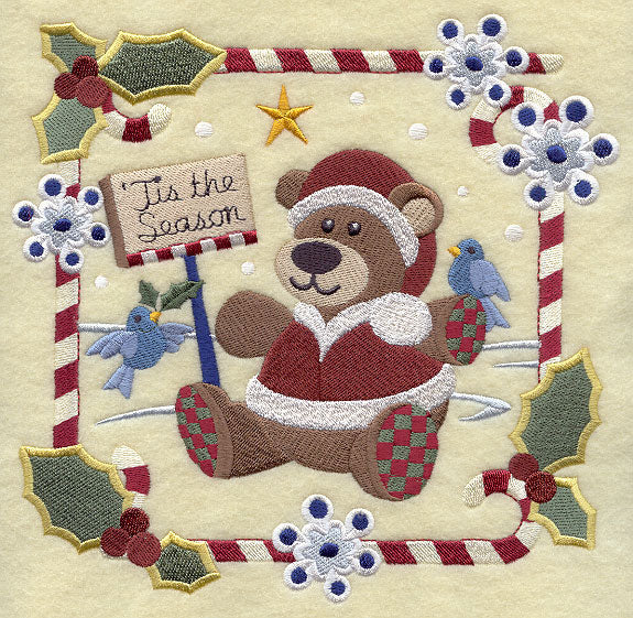 Homespun Christmas - Teddy Bear