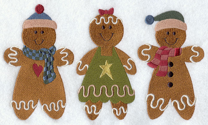 Country Gingerbread Trio