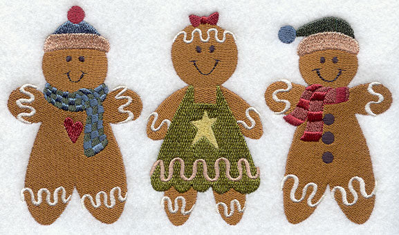 Country Gingerbread Trio
