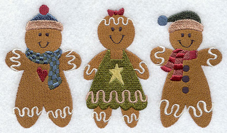 Country Gingerbread Trio