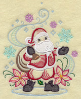 Santa and Snowflakes