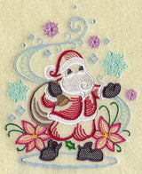 Santa and Snowflakes