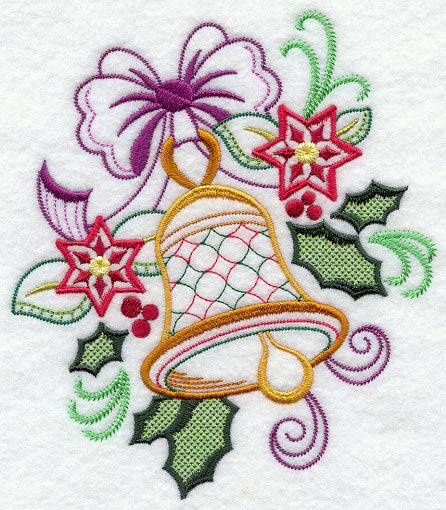 Holiday Bell and Holly