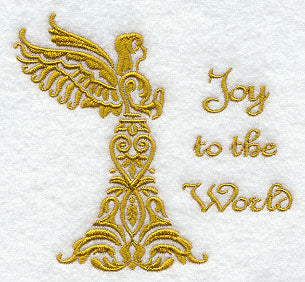 Holiday Damask - Joy to the World