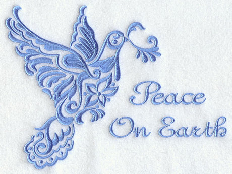 Holiday Damask - Peace on Earth