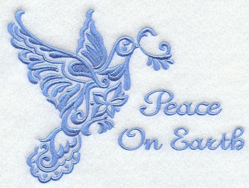 Holiday Damask - Peace on Earth