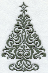 Holiday Damask - Christmas Tree