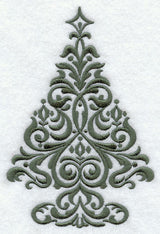 Holiday Damask - Christmas Tree