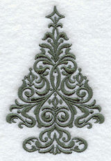 Holiday Damask - Christmas Tree