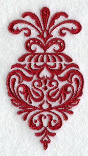 Holiday Damask - Ornament 1