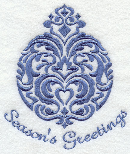 Holiday Damask - Season's Greetings