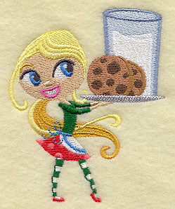 Christmas Sprite with Milk and Cookies