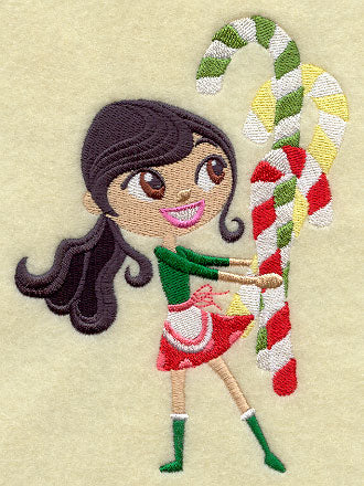 Christmas Sprite with Candy Canes