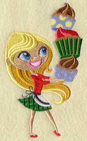 Christmas Sprite with Cupcakes