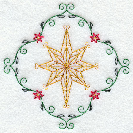 Vintage Star and Garland