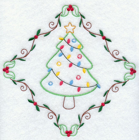 Vintage Christmas Tree Diamond