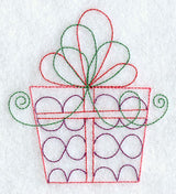 Beribboned Gift (Redwork)