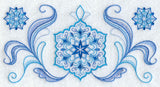 Starry Snowflake Border