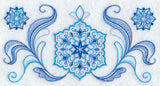 Starry Snowflake Border