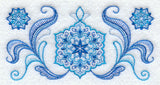 Starry Snowflake Border