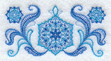 Starry Snowflake Border