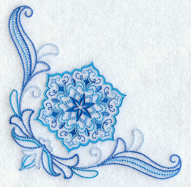 Starry Snowflake Corner