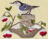 Nuthatch on a Winter Fencepost