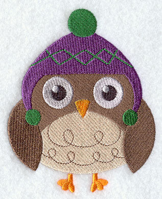 Cozy Winter Wear Owl