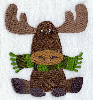 Cozy Winter Wear Moose