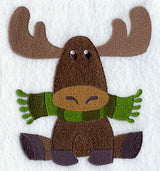 Cozy Winter Wear Moose
