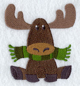 Cozy Winter Wear Moose