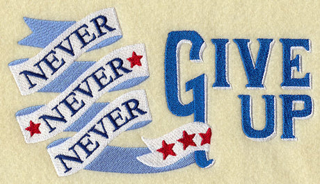 Never Never Never Give Up