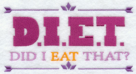 D.I.E.T Did I Eat That?