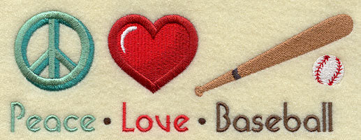 Peace Love Baseball