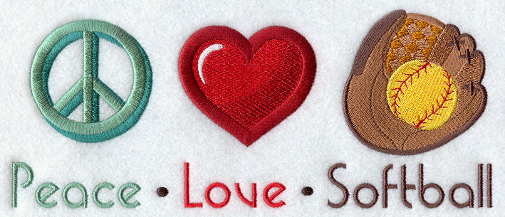 Peace Love Softball