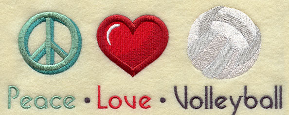 Peace Love Volleyball