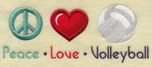 Peace Love Volleyball